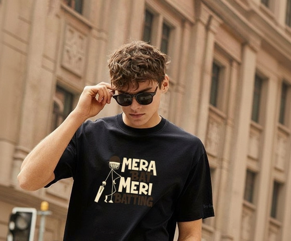 Cricket loving unisex oversized tshirt