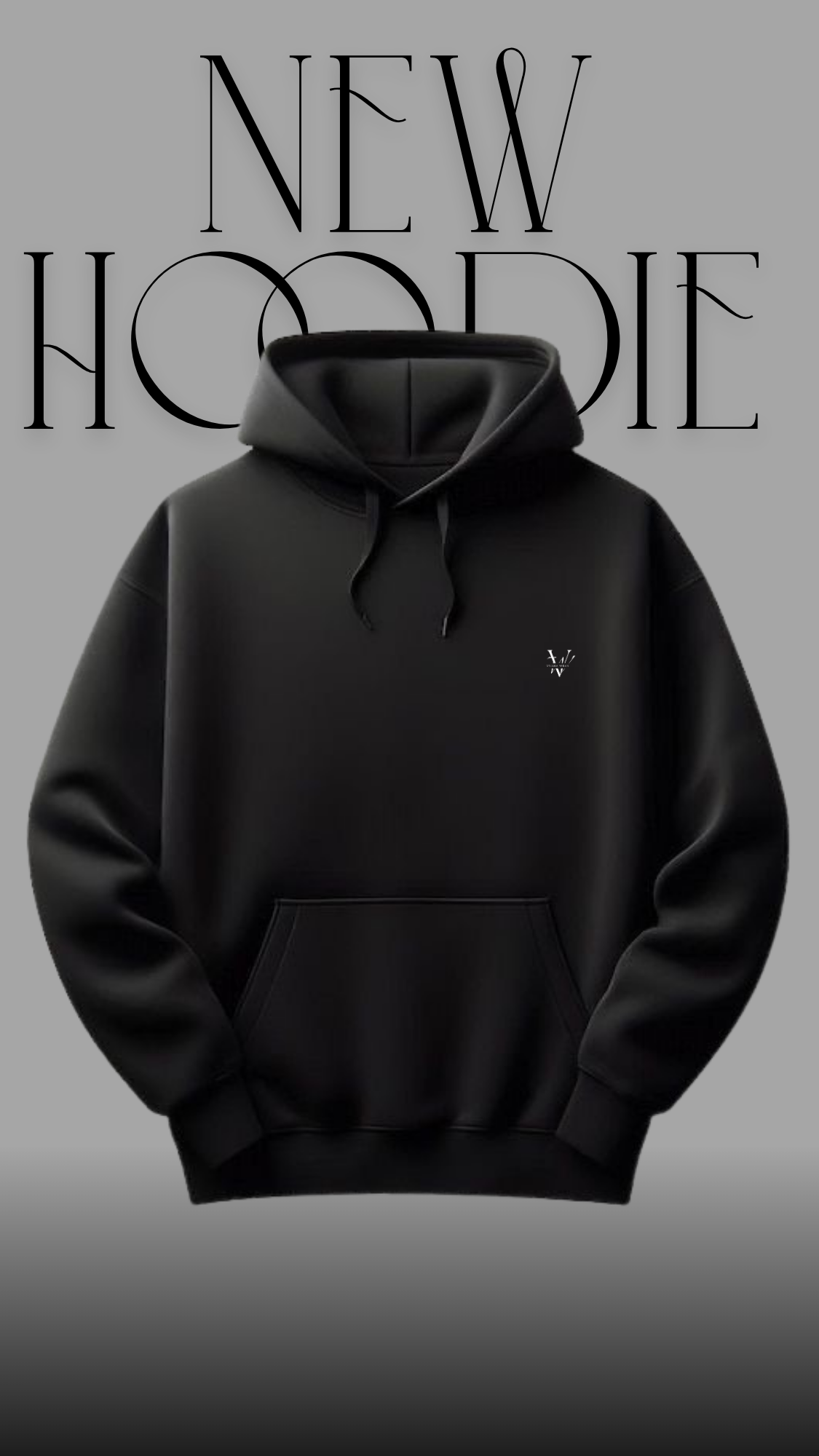 Black cat graphic Unisex Oversized Hoodie